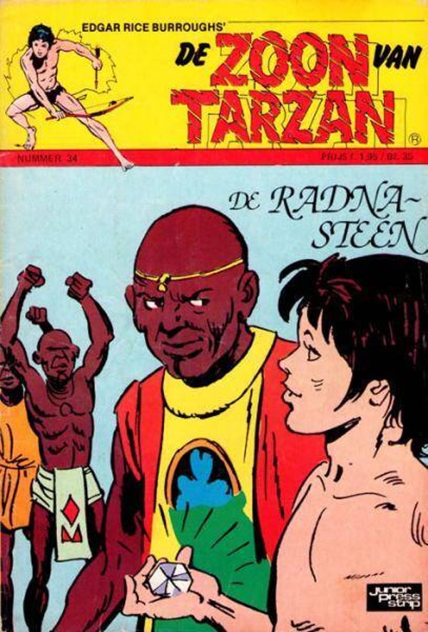 Zoon van Tarzan 34, De - De Radnasteen (1982 - JuniorPress)