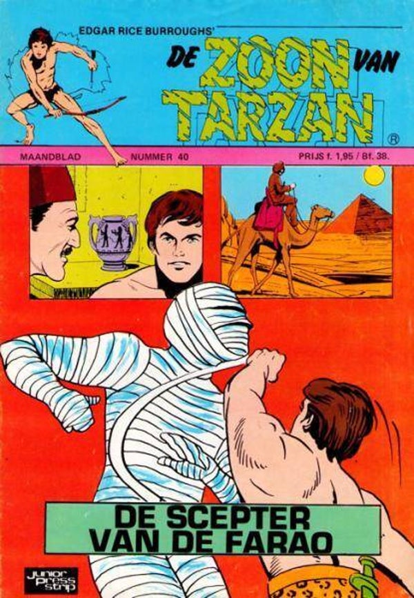 Zoon van Tarzan 40, De - De scepter van de farao (1983 - JuniorPress)