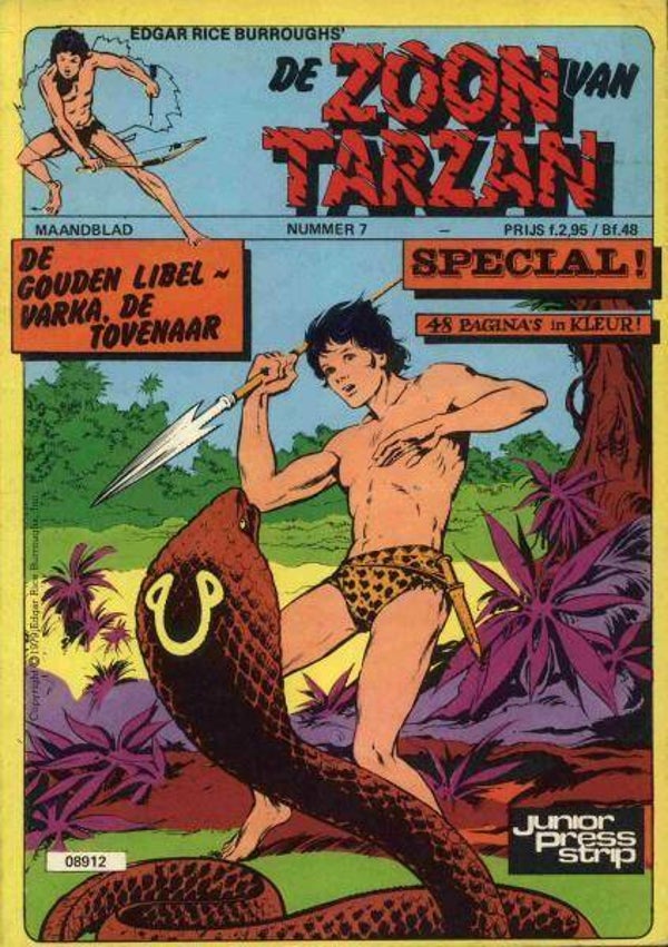 Zoon van Tarzan 7, De - De gouden libel + Varka, de tovenaar (1979 - JuniorPress)