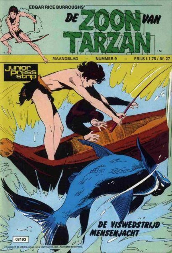 Zoon van Tarzan 9, De - De viswedstrijd + Mensenjacht (1980 - JuniorPress)