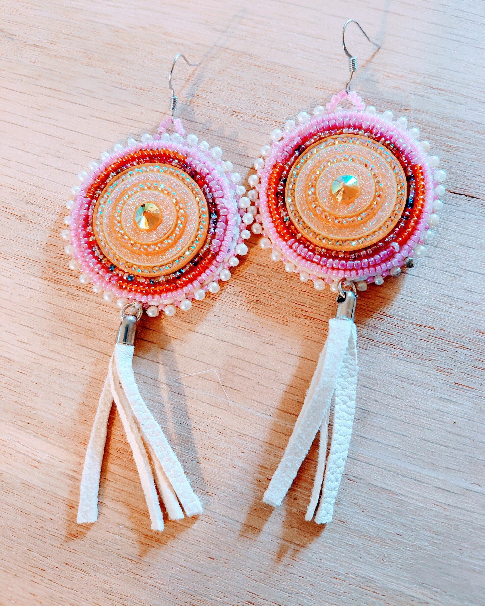 Buckskin Fringe Earrings