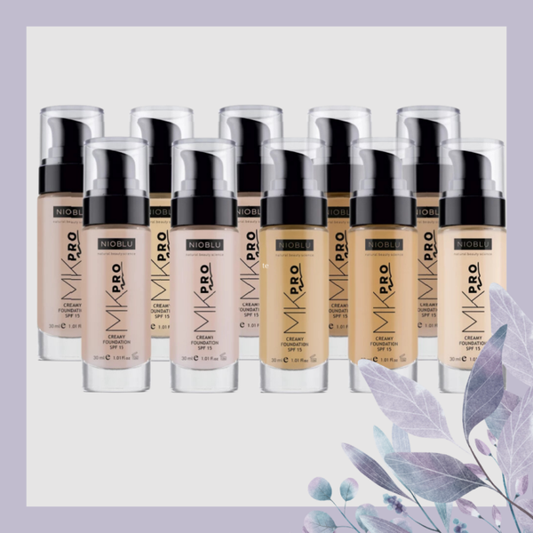 NioBlu MKPro creamy foundation SPF15