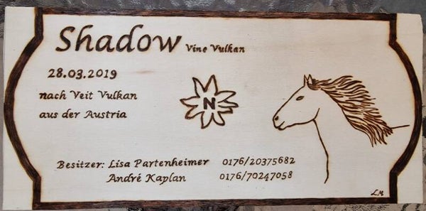 Pferde Schilder