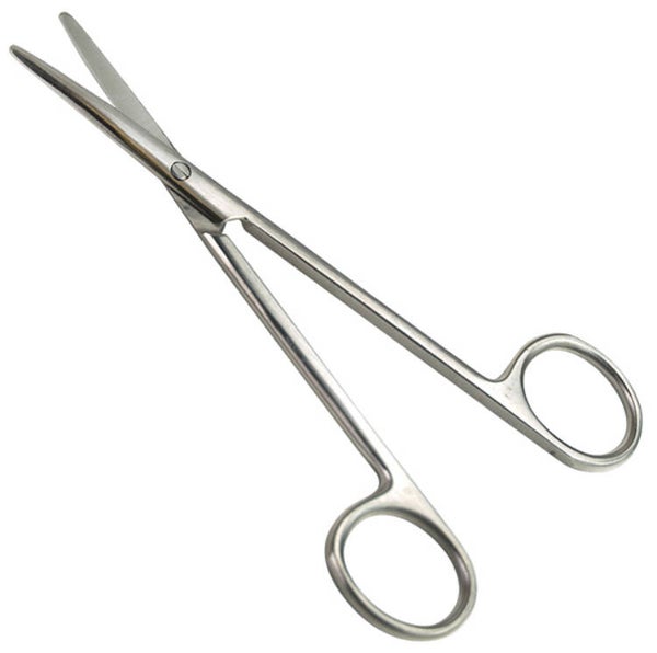 Metzembaum prepareerschaar 14cm stomp/stom