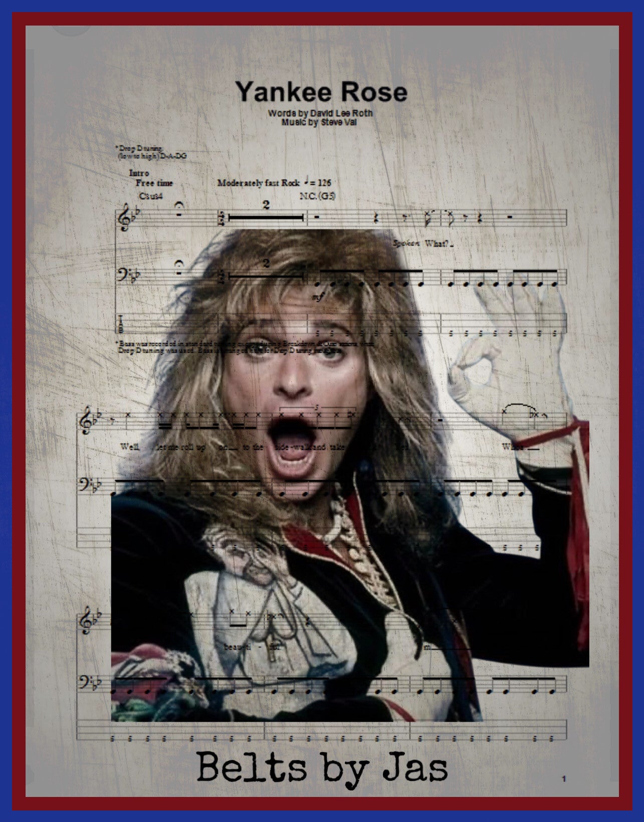 David  Lee Roth Limited edition print
