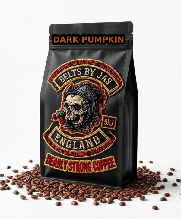 Dark pumpkin limited edition coffee