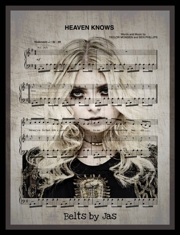 taylor momsen  Limited edition print