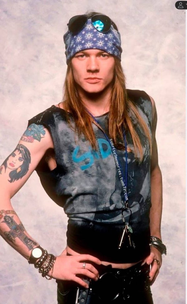 Axl roses leather belt and swishblade