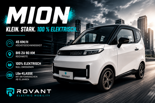 ROVANT MION – 45 km/h · LiFePO₄ · bis zu 110 km