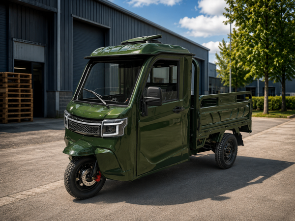 Elektrisches Lastendreirad Carry Lite 45 km/h 3000 Watt Farbe:Grün