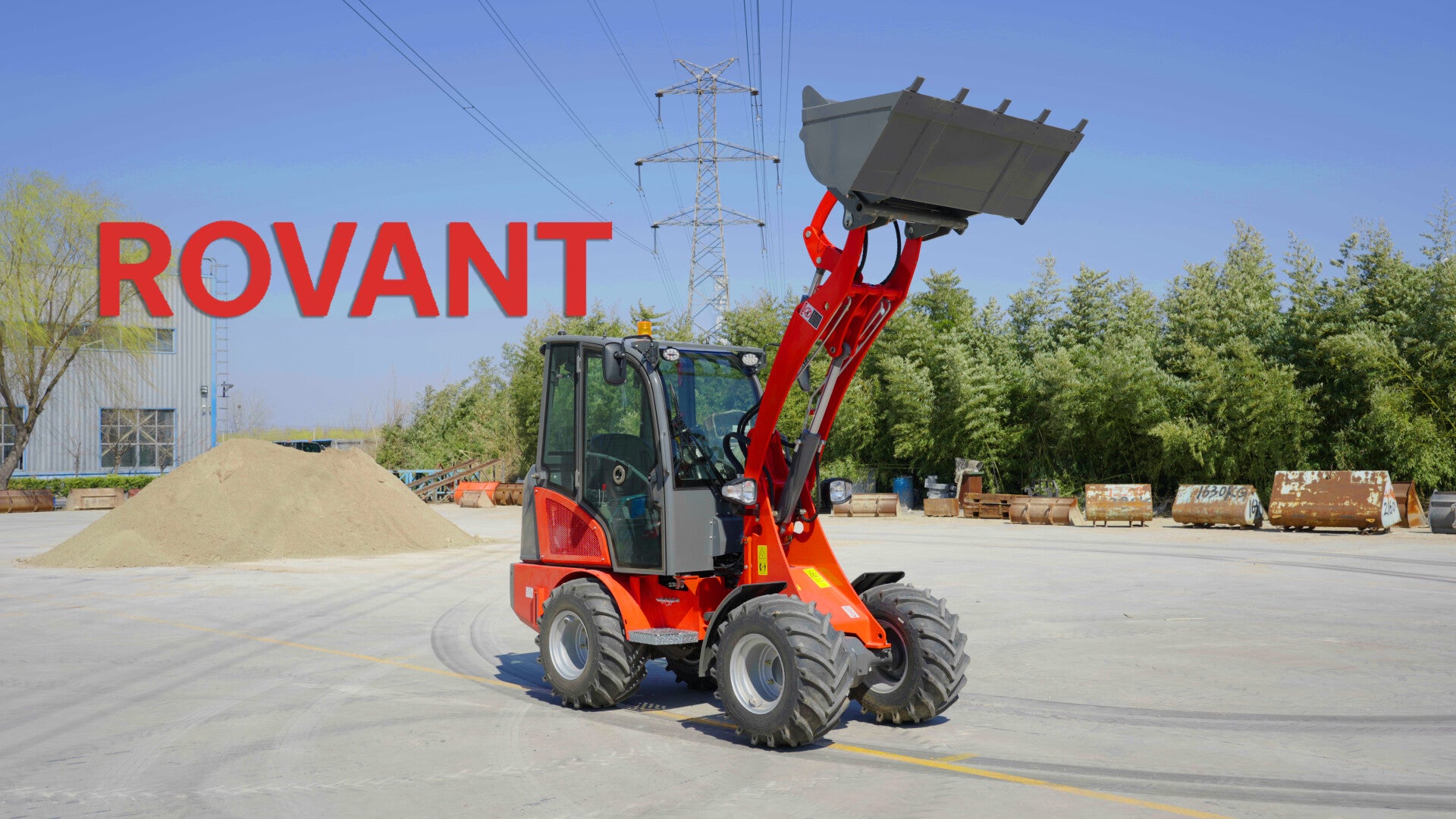 Radlader ROVANT HL 1100 Pro C mit Kabine  (Text OK )