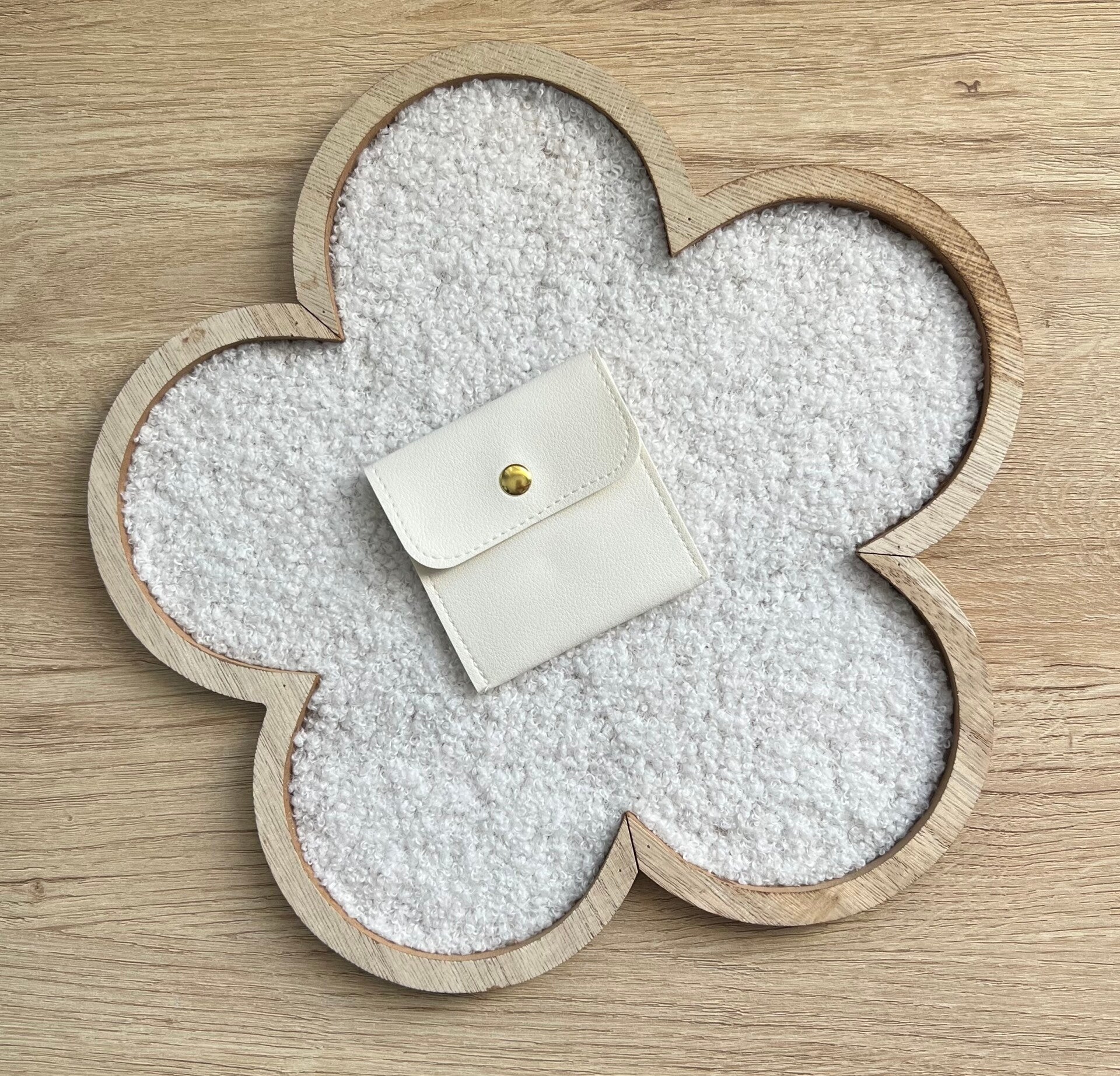 Pochette à bijoux - Crème