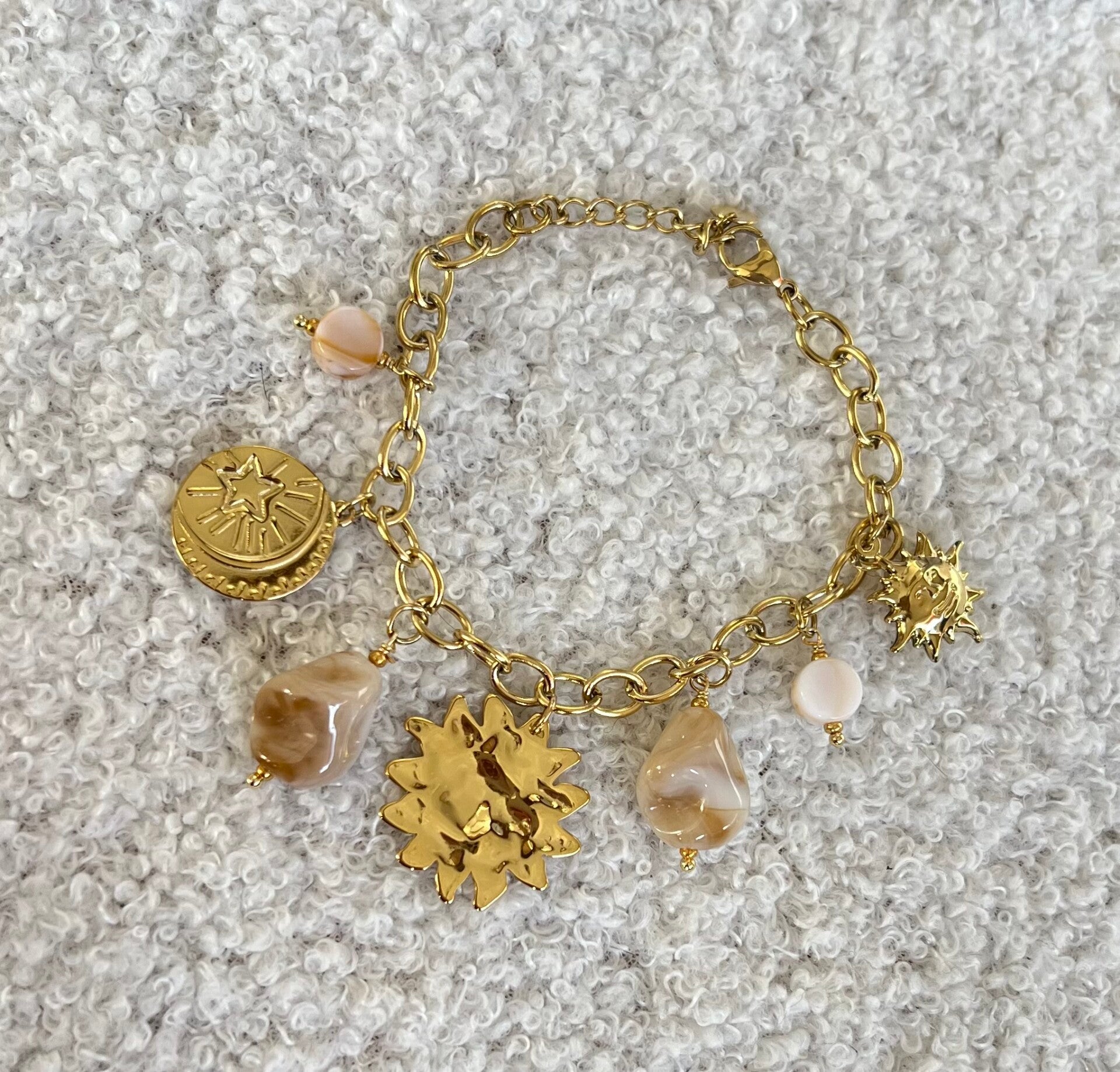 Bracelet charms soleil