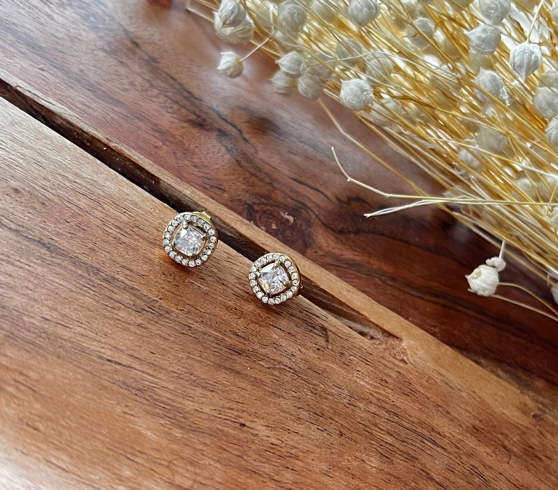 Boucles d’oreilles doré