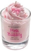 Bomb Piped Candle - Pink Bubbly