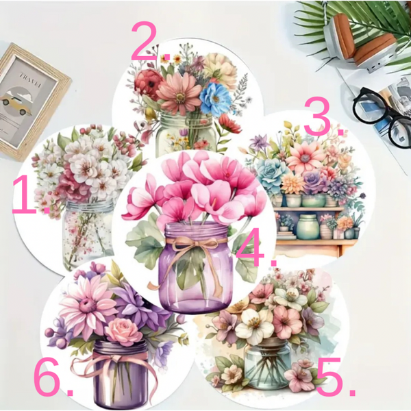 Onderzetters - Bloem boeketten (BB)