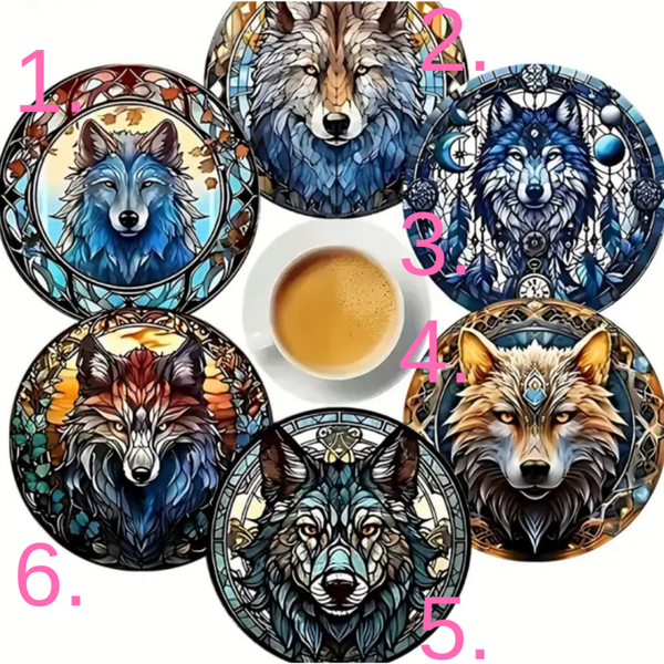 Onderzetters - Wolven (W)