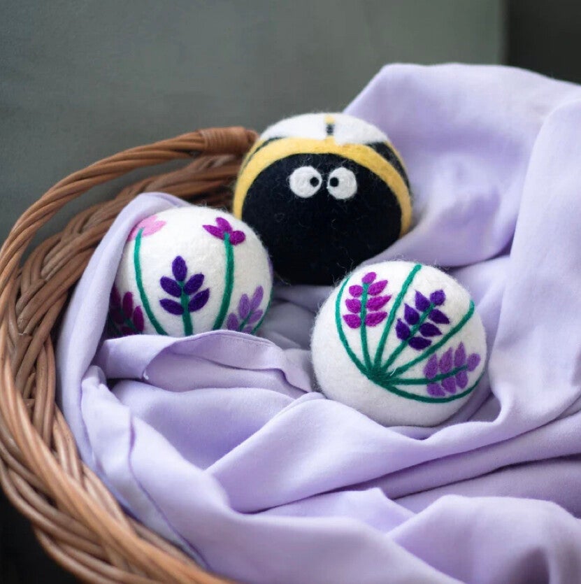 Drogerballen - Lavendel Bij - Set 3 stuks