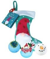 Gonk Stocking - Gift Set met 3 bruisballen