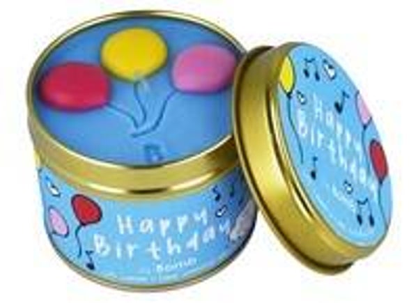 Bomb Tinned Candle - Happy Birthday