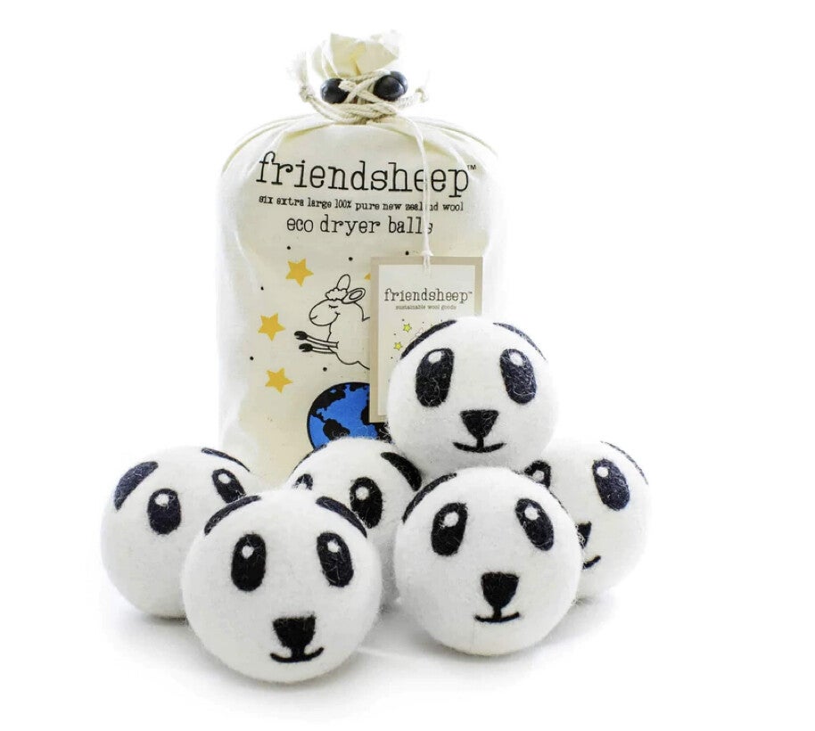Drogerballen - Panda - Set 6 stuks