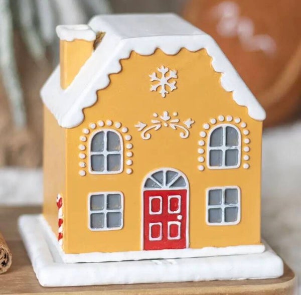 Christmas Gingerbread House - Wierook Kegel Houder