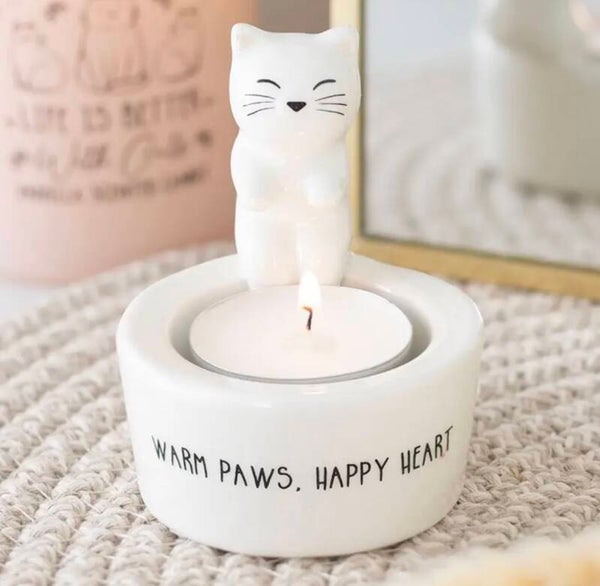Warm Paws, Happy Heart - Theelichtbrander