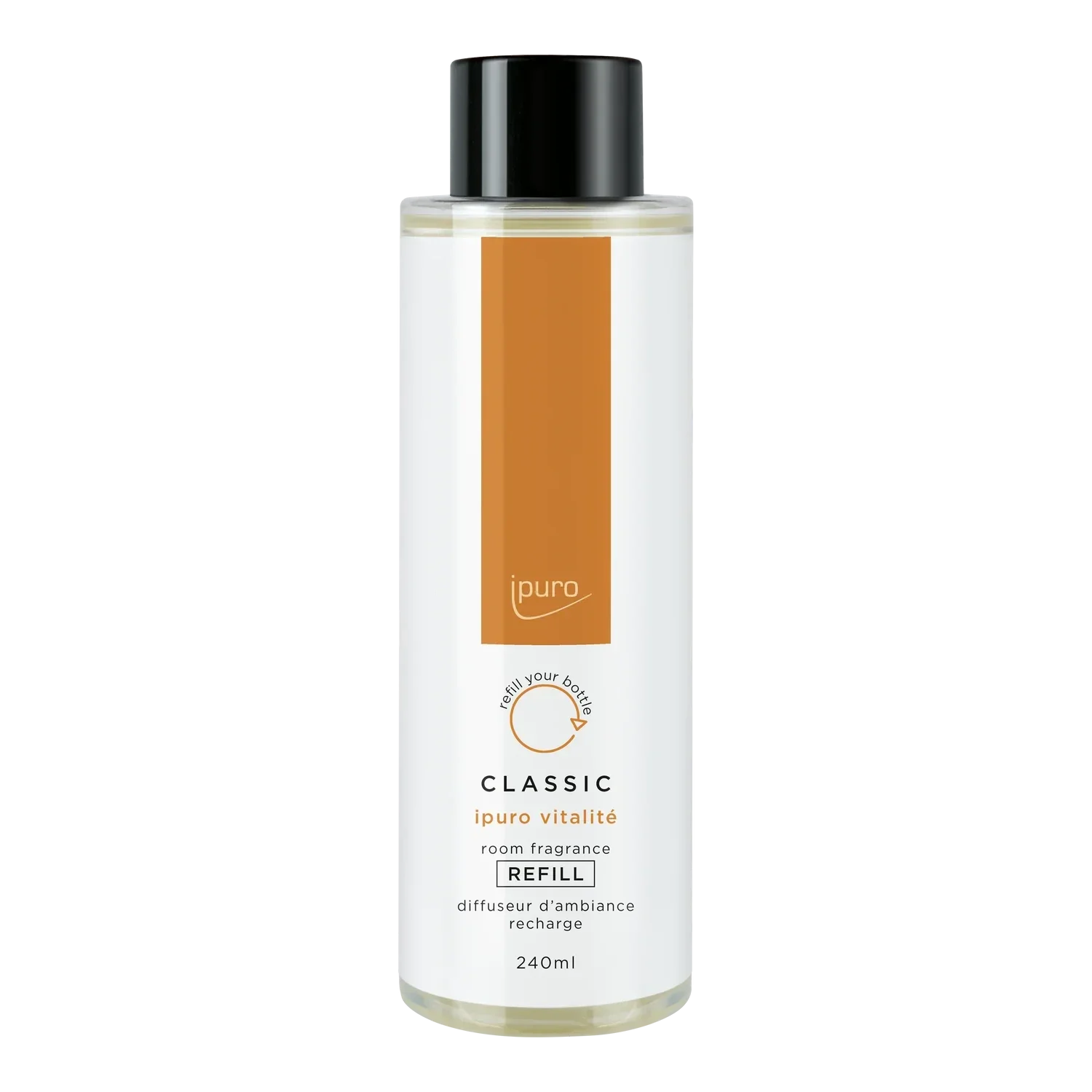 Ipuro - Vitalité - Reed Diffuser Navulling - Classic 240ml