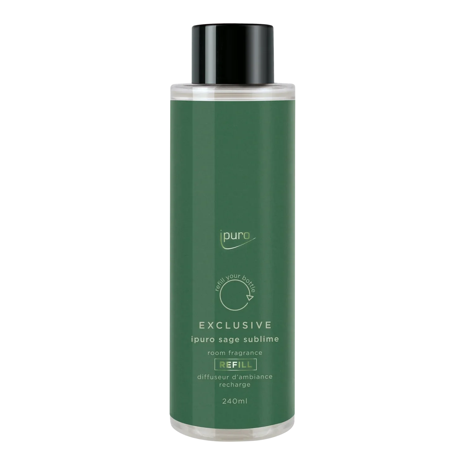 Ipuro - Sage Sublime - Reed Diffuser Navulling -Exclusive 240ml