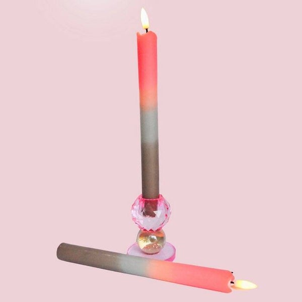 Led Candle - Rustic  - Set van 2