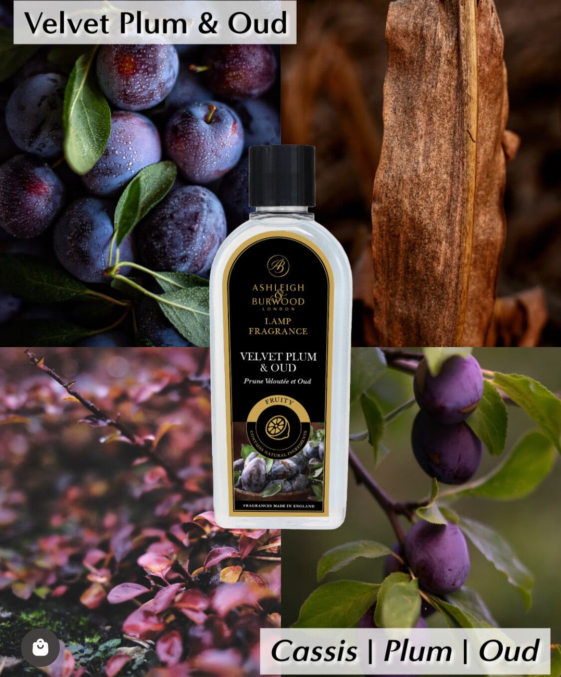 Ashleigh & Burwood fragrance oil - Velvet Plum & Oud 500ml