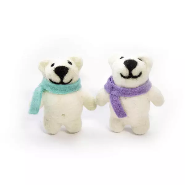 Geur Ornament / Verfrissers - Happy Bears / Ijsbeertjes Duo - 2 stuks