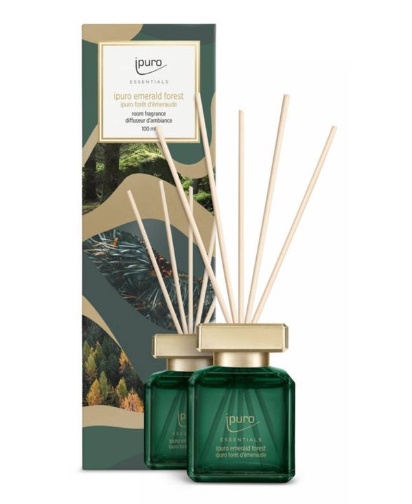 Ipuro - Emerald Forest - Reed diffusers (geurstokjes) 100ml