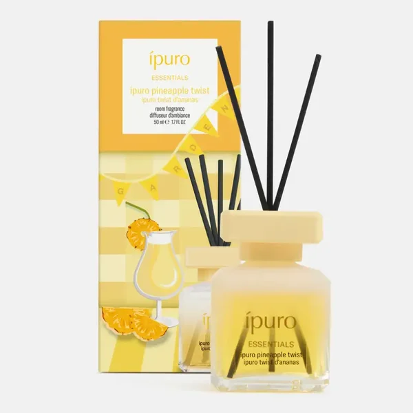 Ipuro - Pineapple Twist - Reed diffusers (geurstokjes) 50ml