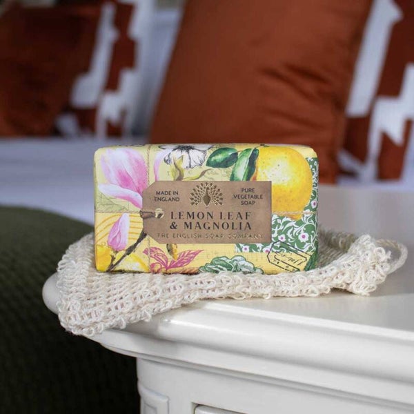 English Soap C° - Lemon Leaf & Magnolia - 190gr Soap Bar