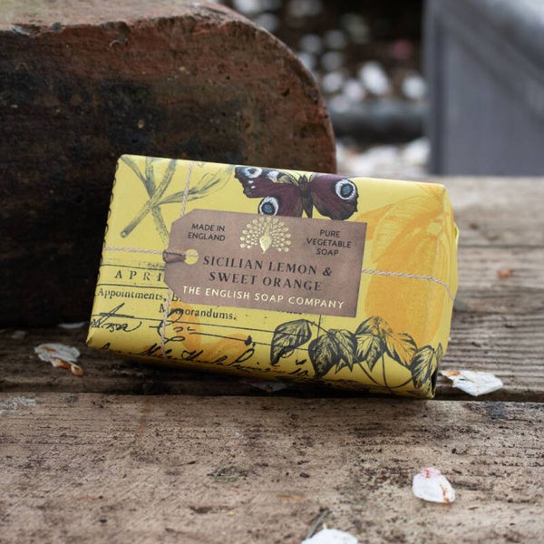 English Soap C° - Sicilian Lemon & Sweet Orange - 190gr Soap Bar