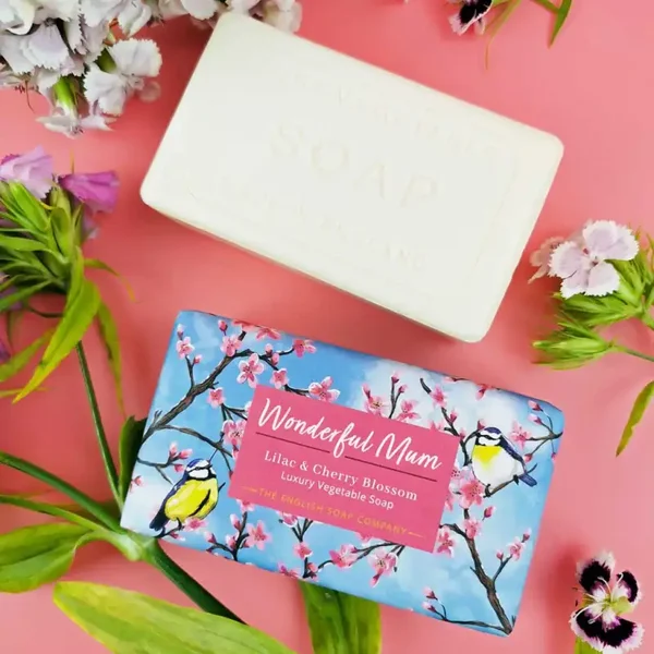 English Soap C° - Happy Mother's Day (Lilac & Cherry Blossom) - 190gr Soap Bar