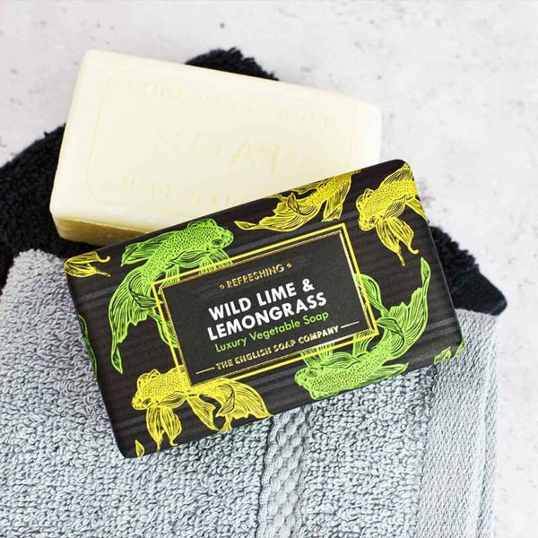 English Soap C° - Wild Lime & Lemongrass - 190gr Soap Bar