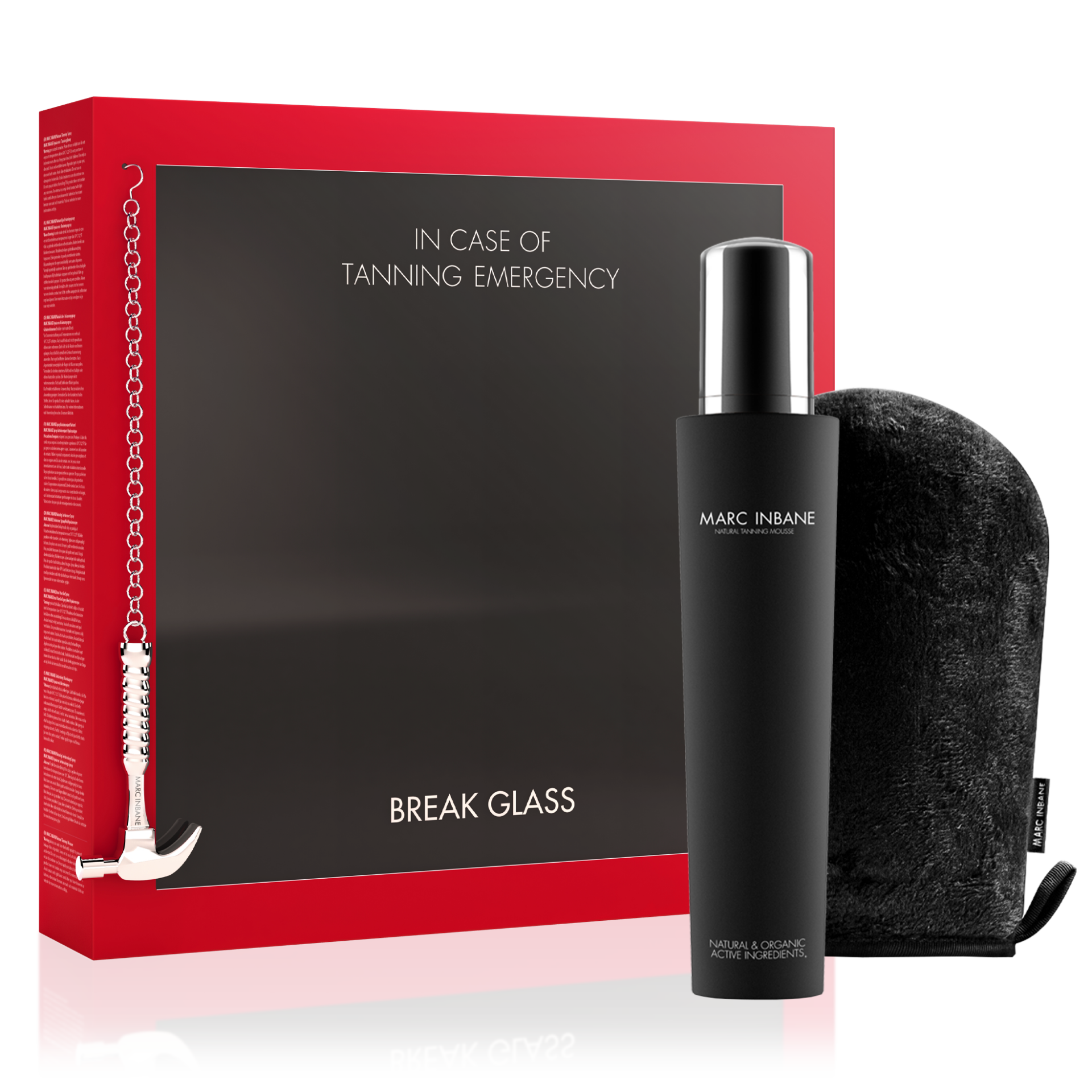 Marc Inbane - Natural Tanning Mousse 150ml + GRATIS Glove - Break the glass