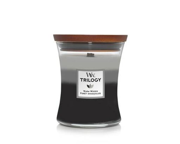 Woodwick - Warm Woods - Trilogy - verschillende formaten