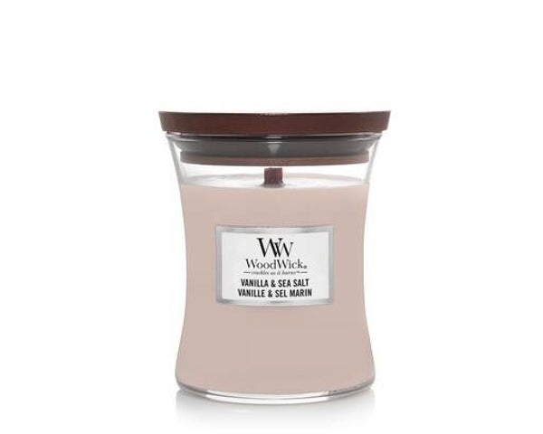 Woodwick - Vanilla & Sea Salt - verschillende formaten