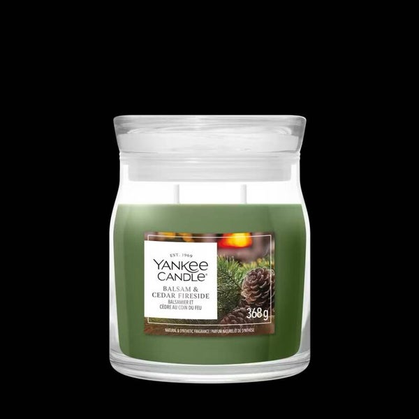 Yankee Candle - Balsam & Cedar Fireside - Signature Collection