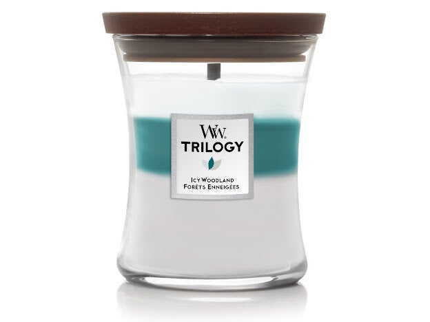 Woodwick - Icy Woodland - Trilogy - verschillende formaten