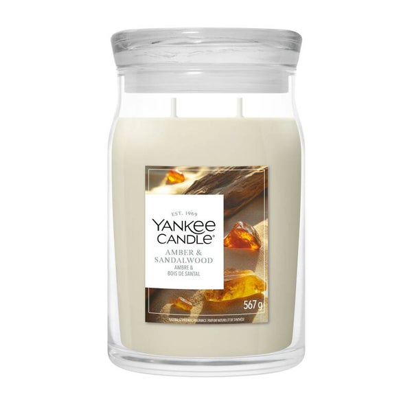 Yankee Candle - Amber & Sandalwood - Signature Collection