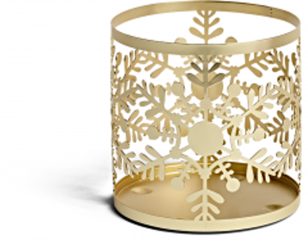 Yankee Candle - Snowflake gold Jar Sleeve