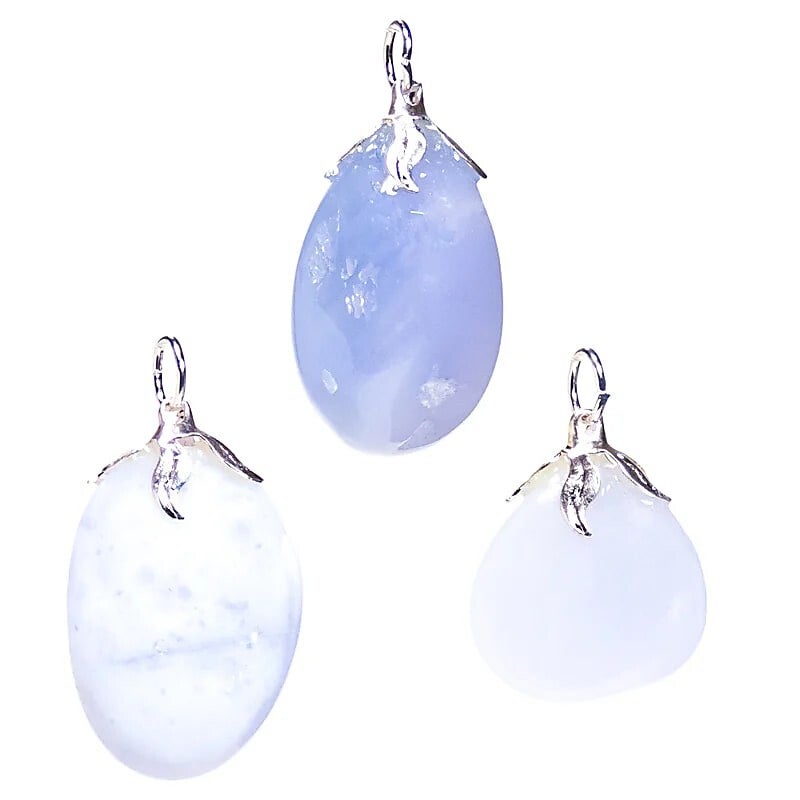 Kristal - Chalcedoon - Edelsteenhanger