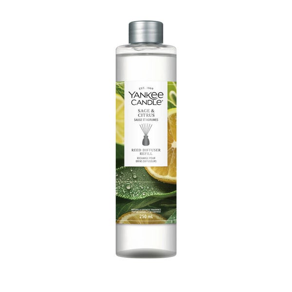 Yankee Candle - Sage & Citrus - Refill 250ml Reed Diffuser Signature Collection