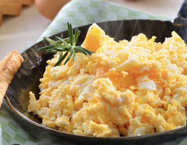 Salé : Oeufs brouillés