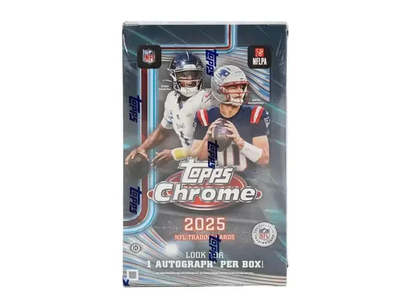 2025 TOPPS CHROME FOOTBALL HOBBY BOX