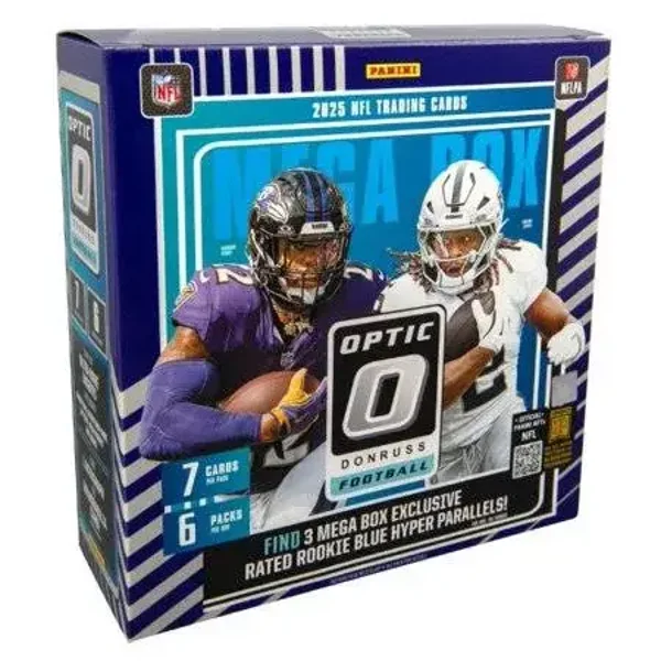 2025 DONRUSS OPTIC FOOTBALL MEGA CASE